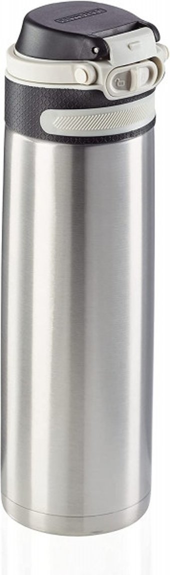 Leifheit Flip Insulating 600 ml Bardak Termos Gri