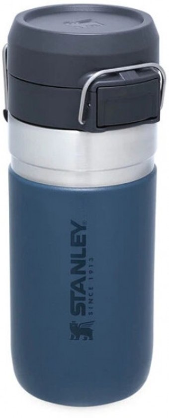 Stanley Go Quick Flip Water Bottle Paslanmaz Çelik 470 ml Outdoor Termos Lacivert