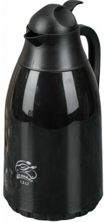Cooker CKR-2047 Plastik 1.3 lt Çaydanlık Termos Siyah