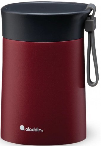 Aladdin Bistro Thermavac Paslanmaz Çelik 400 ml Yemek Termosu Bordo