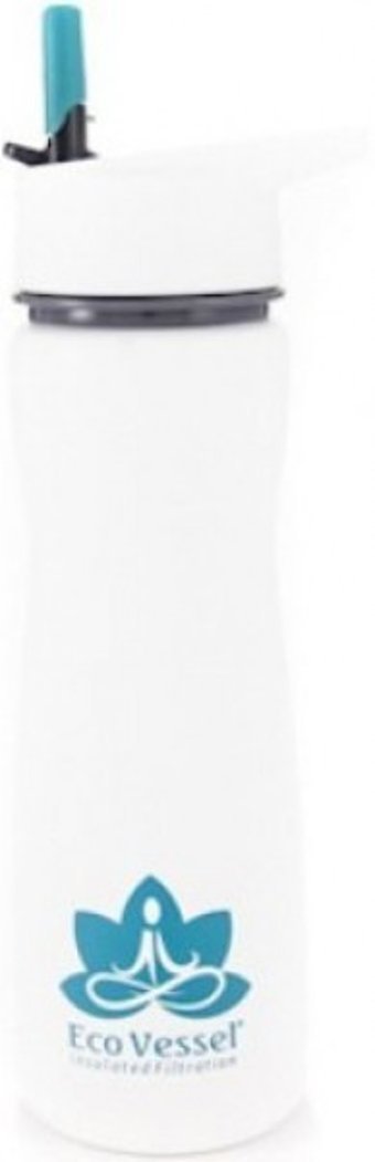 EcoVessel Aqua Insulated Paslanmaz Çelik 500 ml Outdoor Termos Beyaz