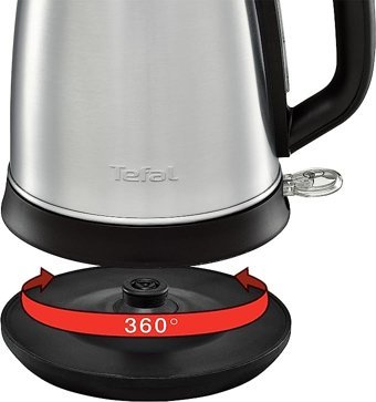 Tefal Subito Çelik 1.7 lt 2000 W Işıklı Modern İnox Kettle
