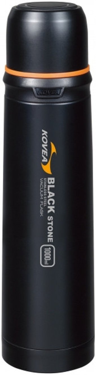 Kovea Black Stone Paslanmaz Çelik 1 lt Outdoor Termos Siyah