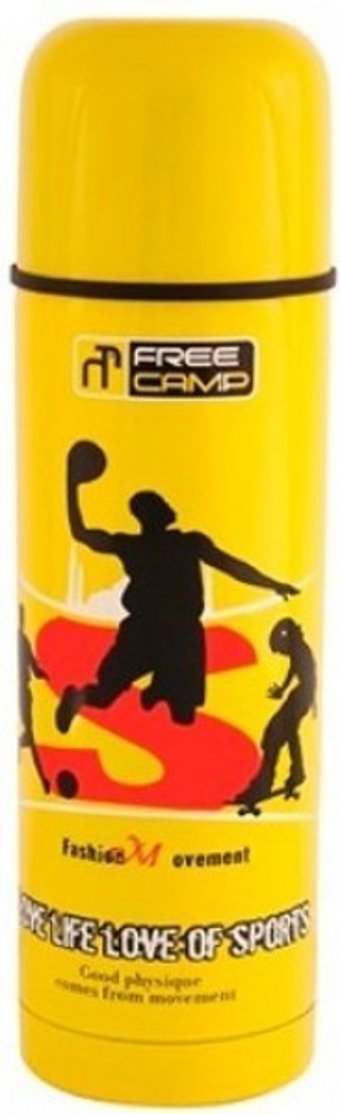 FreeCamp Niagara AND601 Paslanmaz Çelik 500 ml Outdoor Termos Sarı