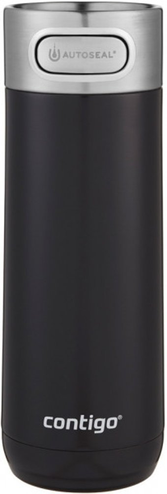 Contigo Luxe AutoSeal Paslanmaz Çelik 470 ml Bardak Termos Siyah