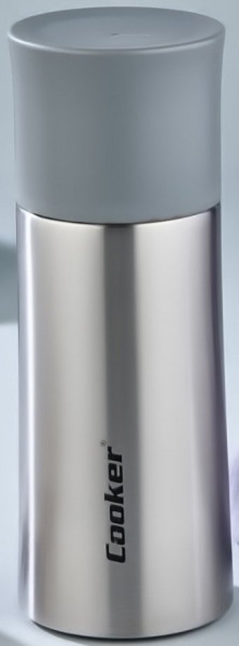 Cooker CKR-2055 Paslanmaz Çelik 300 ml Outdoor Termos Gri