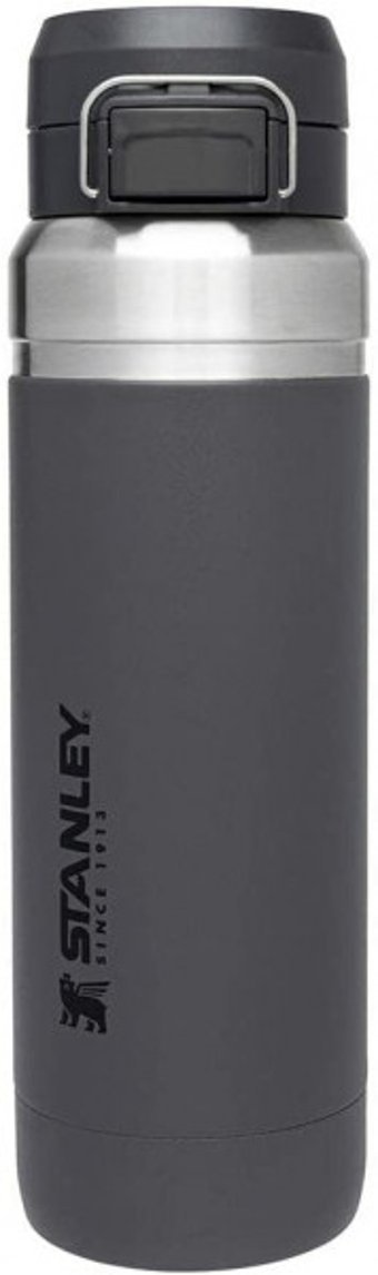 Stanley Go Quick Flip Water Bottle Paslanmaz Çelik 1 lt Outdoor Termos Antrasit