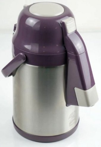 Cooker CKR-2007 Paslanmaz Çelik 2.5 lt Çaydanlık Termos Mor