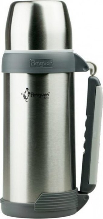 Penguen 3012 Avcı Paslanmaz Çelik 750 ml Outdoor Termos Gri