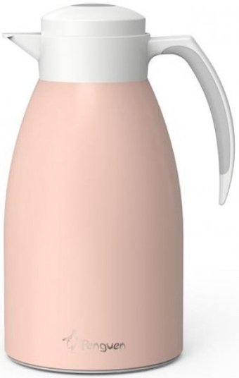 Penguen 1092 Paslanmaz Çelik 2 lt Çaydanlık Termos Pembe