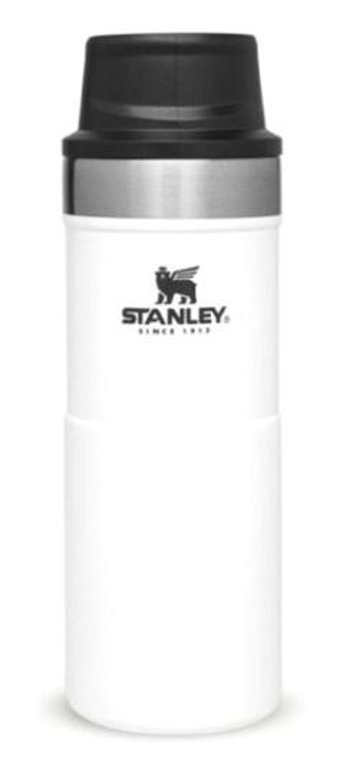 Stanley Klasik Trigger-Action Paslanmaz Çelik 350 ml Bardak Termos Beyaz