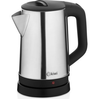 Kiwi Paslanmaz Çelik 1.7 lt Işıklı Klasik Gri Kettle