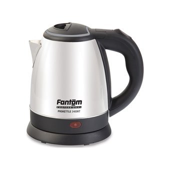 Fantom Paslanmaz Çelik 1.2 lt 1500 W Işıklı Klasik Gri Kettle