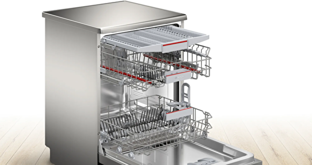 Bosch SMS4HMY62T 6 Programlı İnox Bulaşık Makinesi