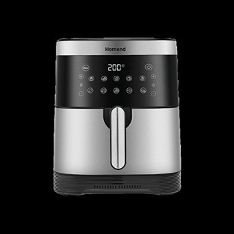 Homend Airfryday 2512H XXXL Airfryer 9 lt Yağsız Sıcak Hava Fritözü Inox