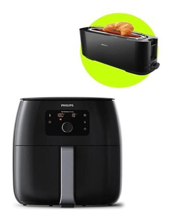 Philips HD2590/90 Airfryer 7.3 lt Yağsız Sıcak Hava Fritözü Siyah