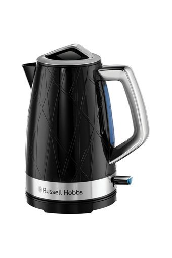 Russell Hobbs Structure Paslanmaz Çelik 1.8 lt 2400 W Işıklı Klasik Siyah Kettle