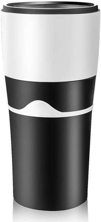 Awang Plastik Filtreli Termoslu 0.24 L Hazne Kapasiteli 1 Fincan Mini Siyah Filtre Kahve Makinesi
