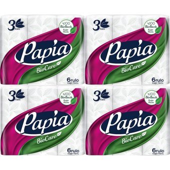 Papia Bio Care 3 Katlı 4x6'lı Rulo Kağıt Havlu