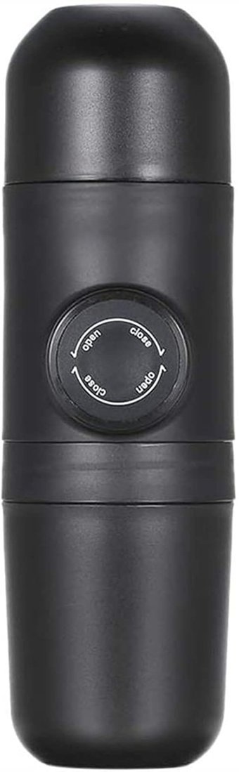 Facaz Çelik Filtreli Karaf 0.6 L Hazne Kapasiteli 1 Fincan Mini Siyah Filtre Kahve Makinesi