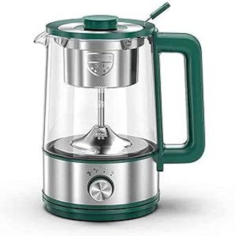 Facaz Çelik Filtreli Karaf 0.6 L Hazne Kapasiteli 1 Fincan Mini Yeşil Filtre Kahve Makinesi