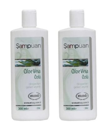 Ersağ Aloe Vera Özlü Şampuan 2x300 ml