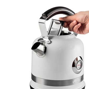 Ariete Moderna Çelik 1.7 lt 2000 W Işıklı Retro Beyaz Kettle