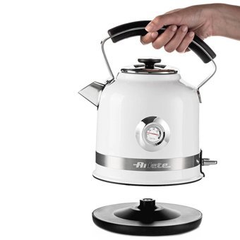 Ariete Moderna Çelik 1.7 lt 2000 W Işıklı Retro Beyaz Kettle