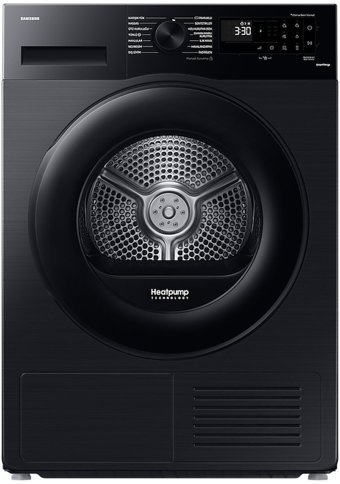 Samsung DV90CGC0A0ABAH 9 kg Çamaşır Kurutma Makinesi Siyah