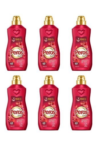 Peros Amber Çiçeği - Sandal Ağacı 60 Yıkama Yumuşatıcı 6x1.44 lt