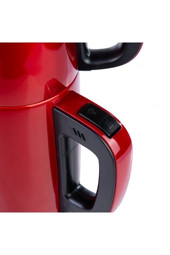 Karaca Tea Break Paslanmaz Çelik 1.8 lt 2400 W Modern Kırmızı Kettle