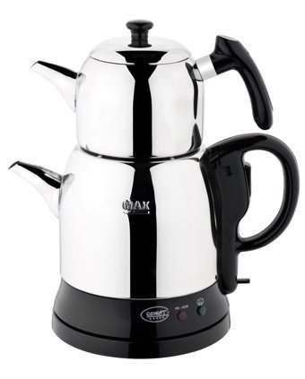Özkent Menekşe K-661 Çelik Gövdeli 1500 W Inox - Siyah Çay Makinesi