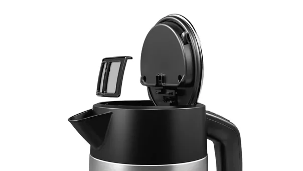 Bosch TWK4P440 DesingLine Çelik 1.7 lt 2400 W Işıklı Modern İnox Kettle