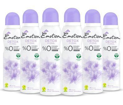 Emotion Detox Floral Sprey Kadın Deodorant 6x150 ml