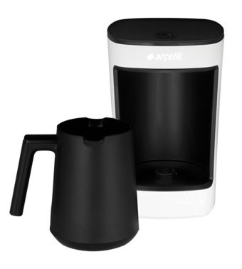 Arçelik TKM 3341 Telve-X 1 Hazneli 5 Fincan 670 W Beyaz Türk Kahvesi Makinesi