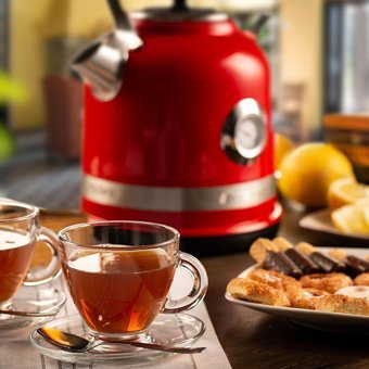 Ariete Moderna Çelik 1.7 lt 2000 W Işıklı Retro Kırmızı Kettle