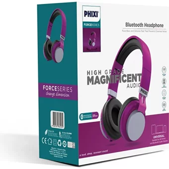Phixi Hp900 Kulak Üstü Kablosuz Bluetooth Kulaklık Pembe