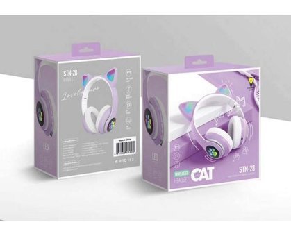 Newface Stn-28 Kulak Üstü Kablosuz Bluetooth Kulaklık Lila