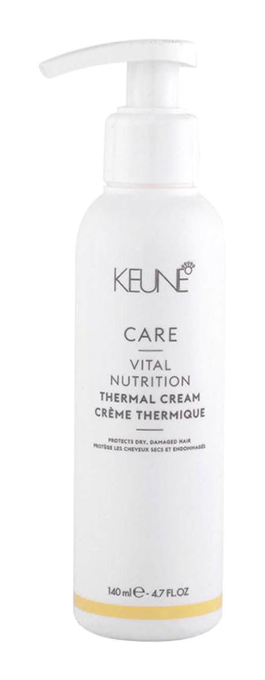 Keune Vital Nutrition Thermal Cream Isıdan Koruyucu Kuru Yıpranmış Saçlar İçin Kadın Saç Kremi 140 ml