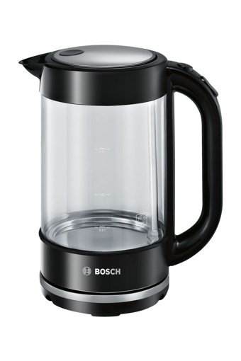 Bosch TWK70B03 Cam 1.7 lt 2400 W Işıklı Modern Siyah Kettle
