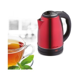 Conti Paslanmaz Çelik 1.7 lt 1500 W Işıklı Klasik Kırmızı Kettle