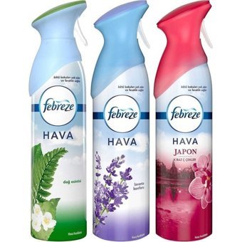 Febreze Dağ Esintisi - Lavanta Konforu - Japon Kiraz Çiçekleri 300 ml