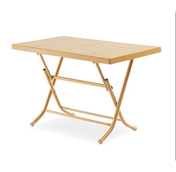 Almina 70x120 cm Katlanabilir Dikdörtgen Plastik Bahçe Masası