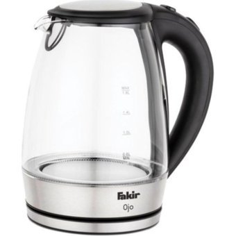Fakir Ojo Cam 1.8 lt 2200 W Işıklı Klasik Siyah Kettle