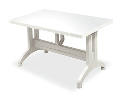 Almina 70x120 cm Dikdörtgen Plastik Bahçe Masası