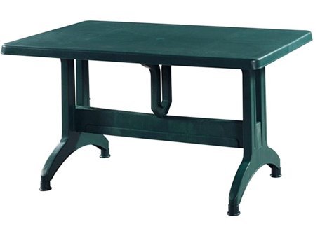 Almina 70x120 cm Dikdörtgen Plastik Bahçe Masası