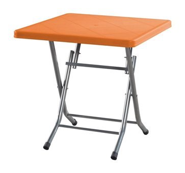Nar Sokağı Katlanabilir Kare Plastik Bahçe Masası