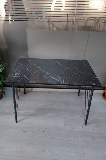 Adımshops Dikdörtgen Ahşap Bahçe Masası