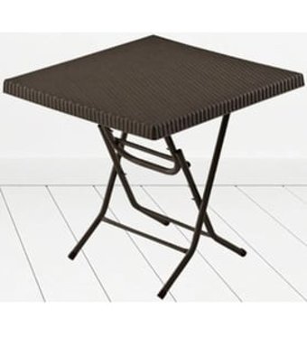 Comfort Palmiye Katlanabilir Kare Rattan Bahçe Masası