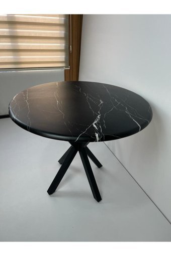 Onurdesign Yuvarlak Ahşap Bahçe Masası
